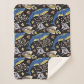 Muster der Wassertiere | Meeresunterwasser 17 Sherpadecke (Vorderseite)