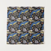 Muster der Wassertiere | Meeresunterwasser 17 Wandteppich (Vorderseite)