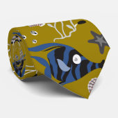 Muster der Wassertiere | Meeresunterwasser 18 Krawatte (Gerollt)