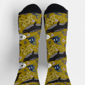 Muster der Wassertiere | Meeresunterwasser 18 Socken (Oben)