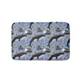 Muster der Wassertiere | Meeresunterwasser 19 Badematte (Vorderseite)