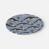 Muster der Wassertiere | Meeresunterwasser 19 Pappteller (Schrägansicht)