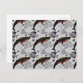 Muster der Wassertiere | Meeresunterwasser 22 Postkarte (Vorne/Hinten)