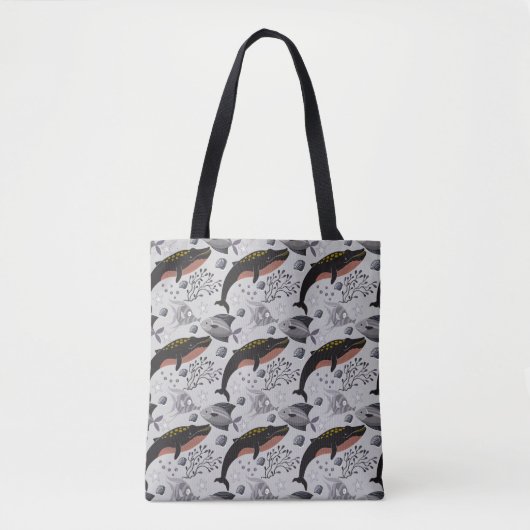 Muster der Wassertiere | Meeresunterwasser 22 Tasche (Vorderseite)