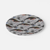 Muster der Wassertiere | Meeresunterwasser 23 Pappteller (Schrägansicht)