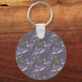 Muster der Wassertiere | Meeresunterwasser 24 Schlüsselanhänger (Vorderseite)