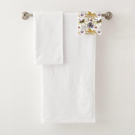 Muster der Wassertiere | Meeresunterwasser 26 Badhandtuch Set (Insitu)