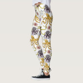 Muster der Wassertiere | Meeresunterwasser 26 Leggings (Links)