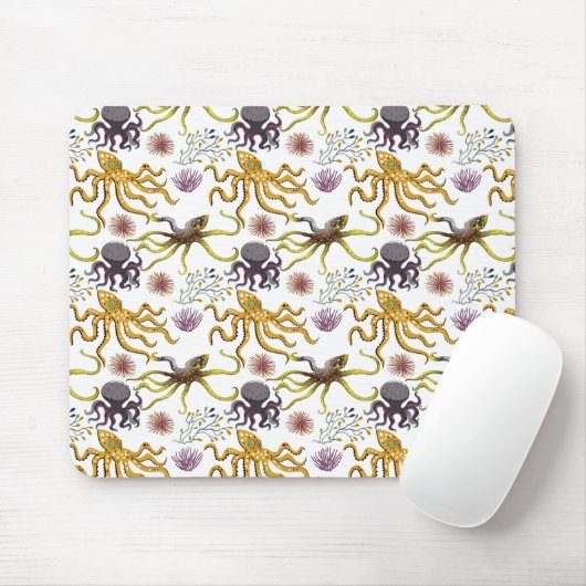 Muster der Wassertiere | Meeresunterwasser 26 Mousepad (Mit Mouse)