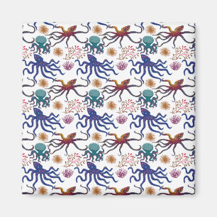 Muster der Wassertiere   Meeresunterwasser 27 Magnet
