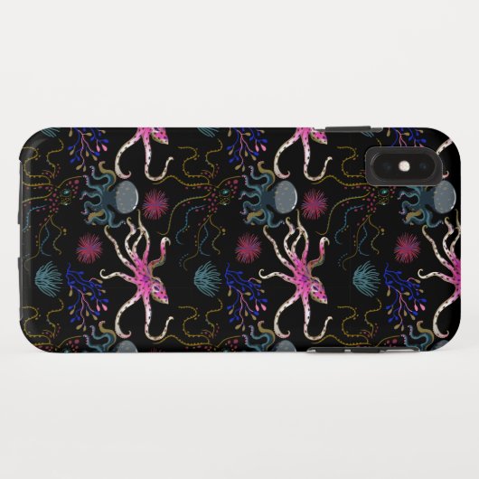 Muster der Wassertiere | Meeresunterwasser 28 Case-Mate iPhone Hülle (Rückseite (Horizontal))