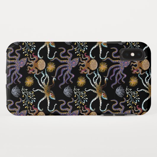 Muster der Wassertiere | Meeresunterwasser 29 Case-Mate iPhone Hülle (Rückseite (Horizontal))