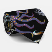 Muster der Wassertiere | Meeresunterwasser 29 Krawatte (Gerollt)