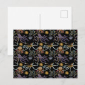 Muster der Wassertiere | Meeresunterwasser 29 Postkarte (Vorne/Hinten)