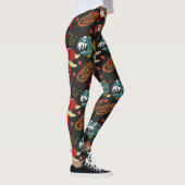 Muster der Wassertiere | Meeresunterwasser 30 Leggings (Rechts)