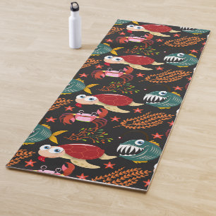 Muster der Wassertiere Meeresunterwasser 30 Yogamatte