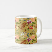 Muster der Wassertiere | Meeresunterwasser 31 Kaffeetasse (VorderseiteRechts)