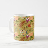 Muster der Wassertiere | Meeresunterwasser 31 Kaffeetasse (Vorderseite Links)