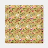 Muster der Wassertiere | Meeresunterwasser 31 Magnet (Vorne)