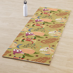 Muster der Wassertiere   Meeresunterwasser 31 Yogamatte