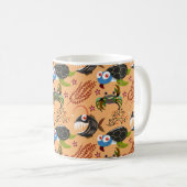 Muster der Wassertiere | Meeresunterwasser 32 Kaffeetasse (VorderseiteRechts)