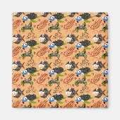 Muster der Wassertiere | Meeresunterwasser 32 Magnet (Vorne)