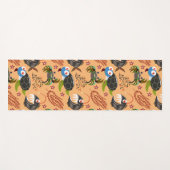 Muster der Wassertiere | Meeresunterwasser 32 Yogamatte (Vorderseite (Horizontal))