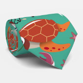 Muster der Wassertiere | Meeresunterwasser 33 Krawatte (Gerollt)