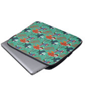 Muster der Wassertiere | Meeresunterwasser 33 Laptopschutzhülle (Vorne Knopf)