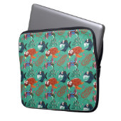 Muster der Wassertiere | Meeresunterwasser 33 Laptopschutzhülle (Vorderseite Links)