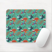 Muster der Wassertiere | Meeresunterwasser 33 Mousepad (Mit Mouse)
