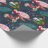 Muster der Wassertiere | Meeresunterwasser 34 Geschenkpapier (Ecke)