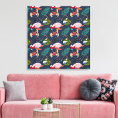 Muster der Wassertiere | Meeresunterwasser 34 Leinwanddruck (Insitu (Wohnzimmer))