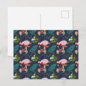 Muster der Wassertiere | Meeresunterwasser 34 Postkarte (Vorne/Hinten)