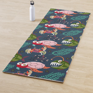 Muster der Wassertiere   Meeresunterwasser 34 Yogamatte