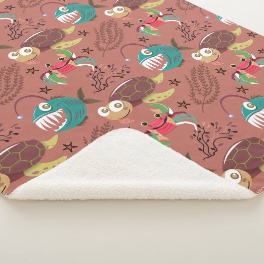 Muster der Wassertiere | Meeresunterwasser 35 Sherpadecke (3/4)