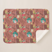 Muster der Wassertiere | Meeresunterwasser 35 Sherpadecke (Vorderseite (Horizontal))