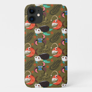 Muster der Wassertiere Meeresunterwasser 36 Case-Mate iPhone Hülle