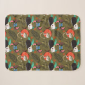 Muster der Wassertiere | Meeresunterwasser 36 Sherpadecke (Vorderseite (Horizontal))
