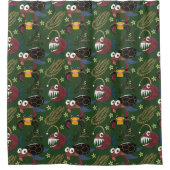 Muster der Wassertiere | Meeresunterwasser 38 Duschvorhang (Vorderseite)