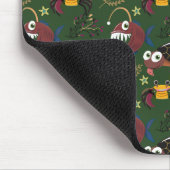 Muster der Wassertiere | Meeresunterwasser 38 Mousepad (Ecke)