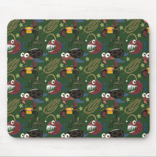Muster der Wassertiere Meeresunterwasser 38 Mousepad