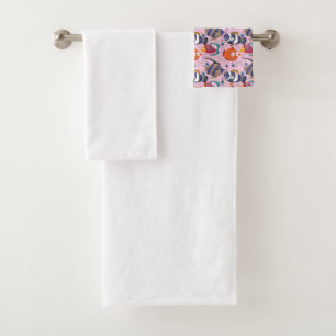 Muster der Wassertiere Meeresunterwasser 39 Badhandtuch Set