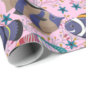 Muster der Wassertiere | Meeresunterwasser 39 Geschenkpapier (Rolleneckpunkt)