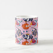 Muster der Wassertiere | Meeresunterwasser 39 Kaffeetasse (Mittel)