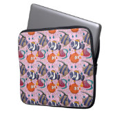 Muster der Wassertiere | Meeresunterwasser 39 Laptopschutzhülle (Vorderseite Links)
