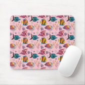 Muster der Wassertiere | Meeresunterwasser 3 Mousepad (Mit Mouse)