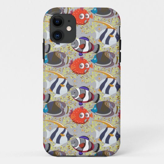 Muster der Wassertiere | Meeresunterwasser 40 Case-Mate iPhone Hülle (Rückseite)