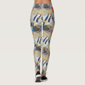 Muster der Wassertiere | Meeresunterwasser 40 Leggings (Rückseite)
