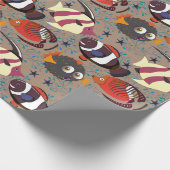 Muster der Wassertiere | Meeresunterwasser 41 Geschenkpapier (Ecke)